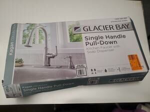 Glacier Bay 15" Stainless Pull-Down Kitchen Faucet No Weights Included New